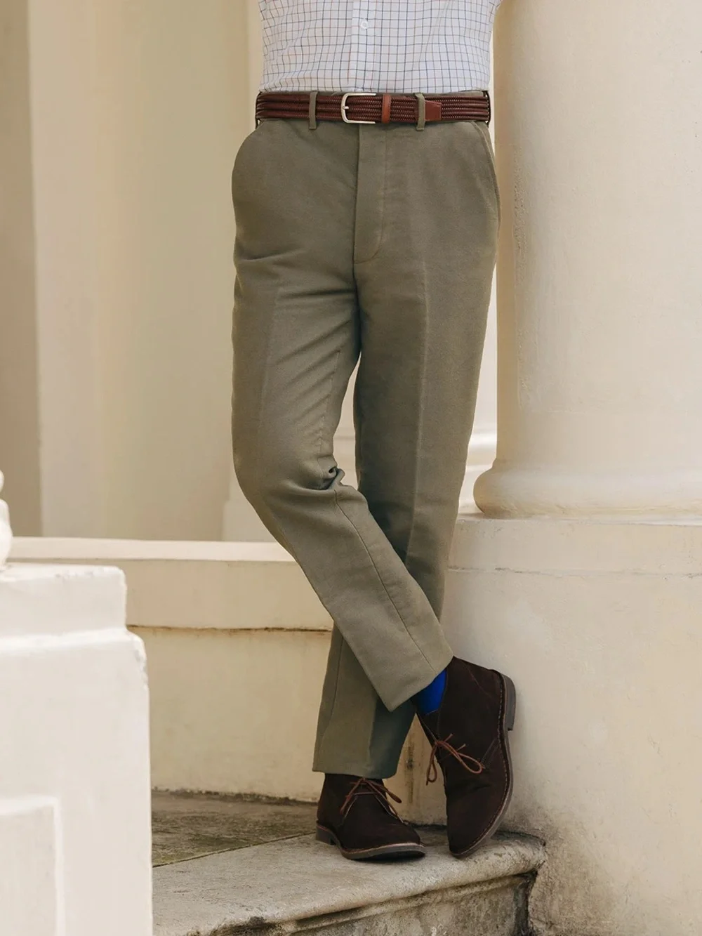 NWT Peter Christian Loden Moleskin Pants - Khaki Green - Size Men’s 34 x 34